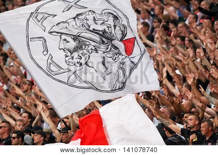 Interior View Of The Full Amsterdam Arena Stadium