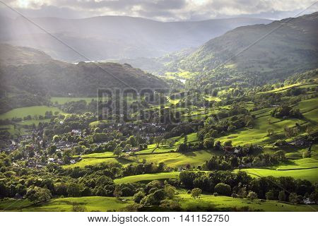 View from Wansfell near Ambleside, Lake District