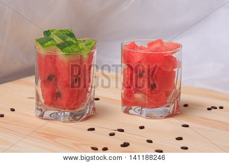 water melon, fresh, green, fruit, food, red, ripe, delicious