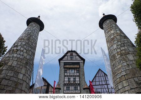 Beautiful view of Colmar, Bukit Tinggi Resort, Malaysia. April 03 2016