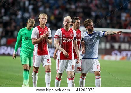 Uefa Champions League Third Qualifying Round Between Ajax Vs Paok
