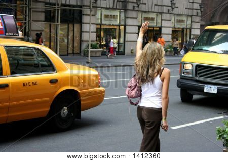 Žena volají New York Cab / Taxi