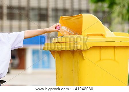Boy Trow The Garbage