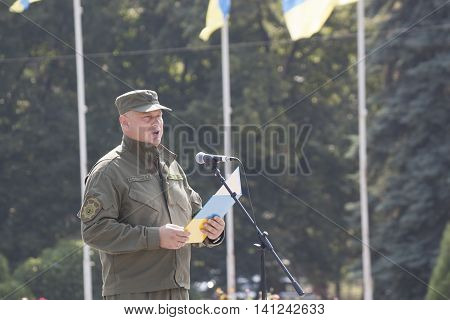 Head Of Sloviansk Police  Department Colonel Sergey Aleshin