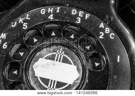Old Art Deco Phone - Antique Rotary Dial Telephone I