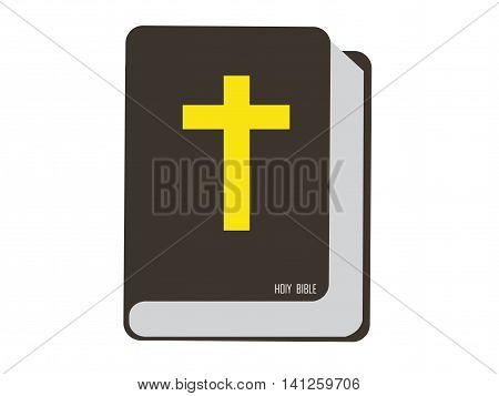 Bible vector image Bible closed vector illustration