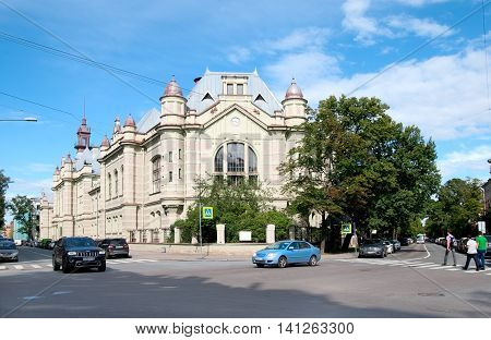 SAINT - PETERSBURG, RUSSIA - AUGUST 3, 2016: Oldest building of The State Electrotechnical University 