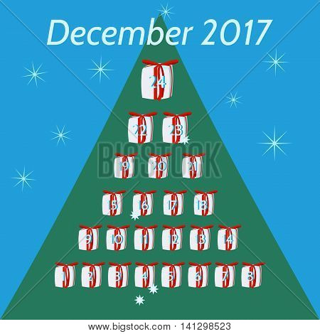 December Calendar Vector Photo Free Trial Bigstock