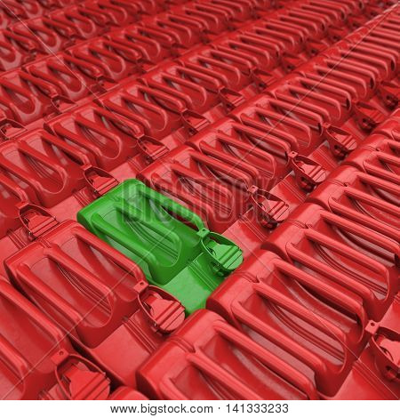 3D Rendering Jerrycans