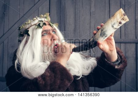 Zeus Man With Horn