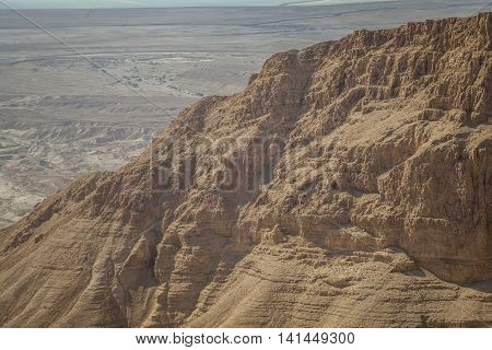 mountains around the dead sea in Israel