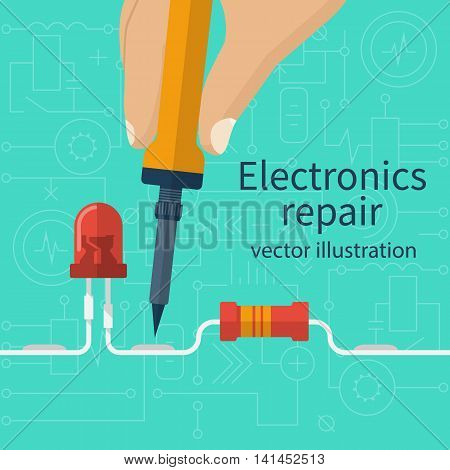 Electronics Repair Concept