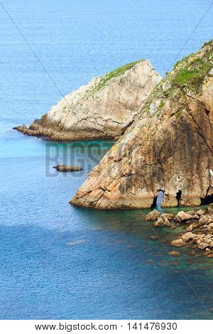 Rocks Near Silencio Beach (spain).