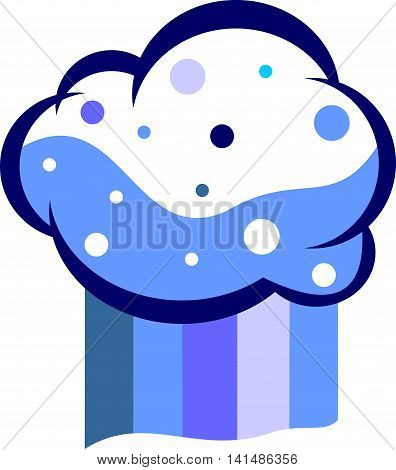 stock logo illustration brain cloud colorful element