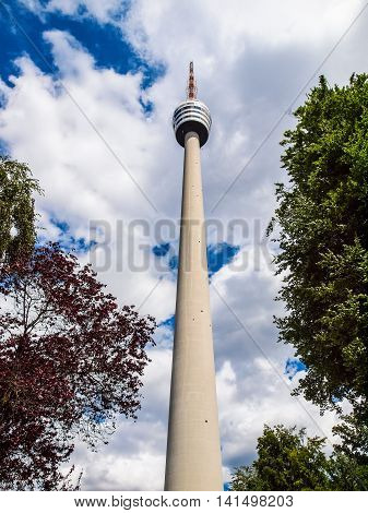Tv Tower In Stuttgart Hdr