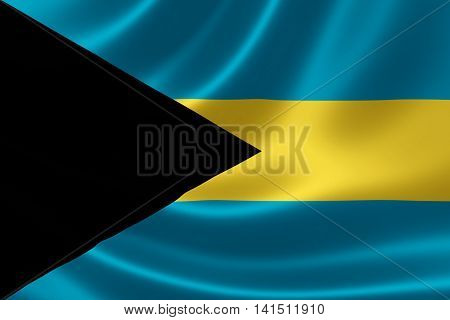 Flag Of The Commonwealth Of The Bahamas