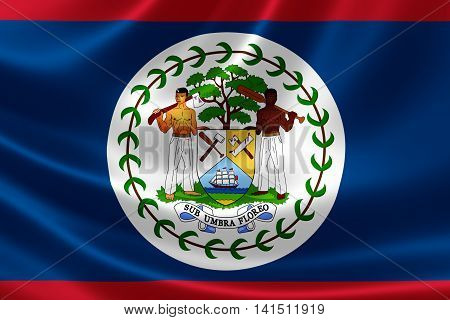 National Flag Of Belize