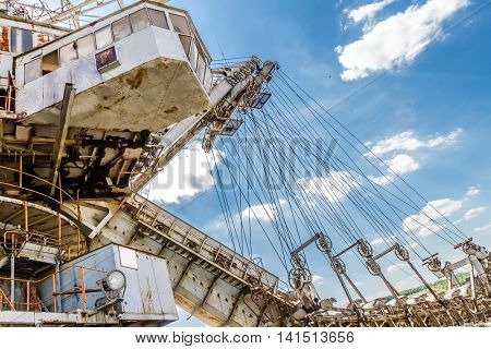 multibucket excavator elements, giant stacker, absetzer details