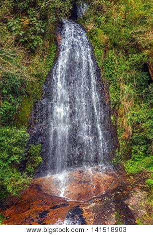 Thac Tinh Yeu Waterfall Love falls Sapa village Lao Cai Province Northwest Vietnam - nature landscape in Vietnam Northwest