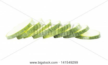 Green Zuchini Vegetable Slice Ingredient