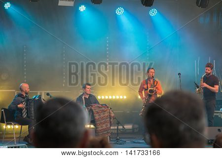 Audience During A Free Concert