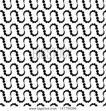 Bubbles geometric seamless pattern. Fashion graphic background design. Modern stylish abstract texture. Monochrome template for prints textiles wrapping wallpaper website Stock VECTOR illustration