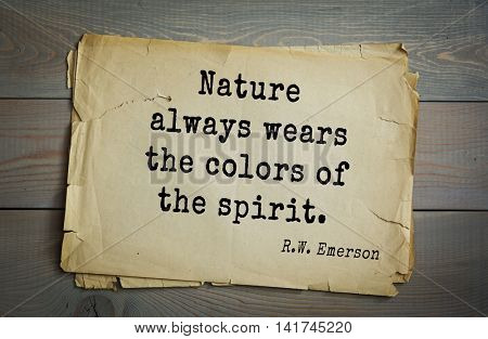 Aphorism by Ralph Waldo Emerson (1803-1882) - american essayist, poet, philosopher, social activist quote. The highest revelation is that God is in every man. 