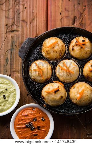 south indian famous food Appe or Appam or Rava Appe