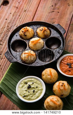 south indian famous food Appe or Appam or Rava Appe