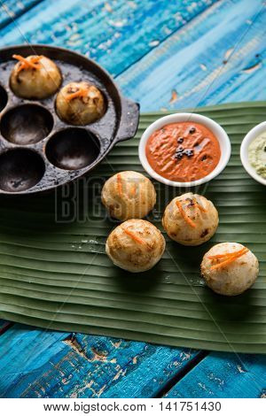 south indian famous food Appe or Appam or Rava Appe
