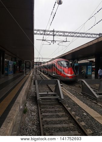 Frecciarossa High Speed Train In Rome