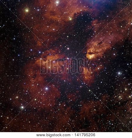 Stars Nebula In Space.