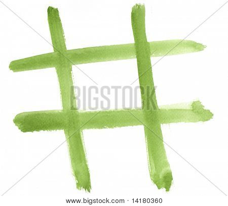 tekstuuri Akvarelli tic-tac-toe peli