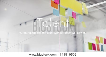 Talent Skills Abilities Expertise Professional Concept