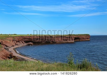 Beautiful landscape in Gaspesie, Quebec, Canada