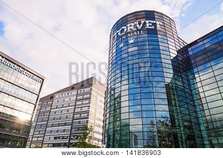 Copenhagen Denmark - July 20 2015: The modern architectures of the Island Brygge quarter