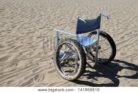 Isolated Wheelchair Made Of Aluminum