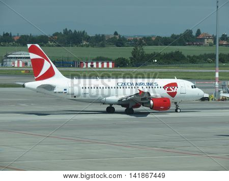 Airbus A319 Of The Czech Airlines