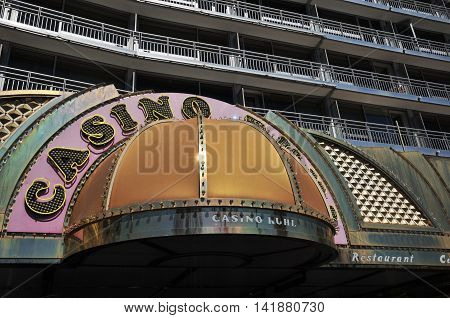 Nice France - april 19 2016 : the Ruhl casino