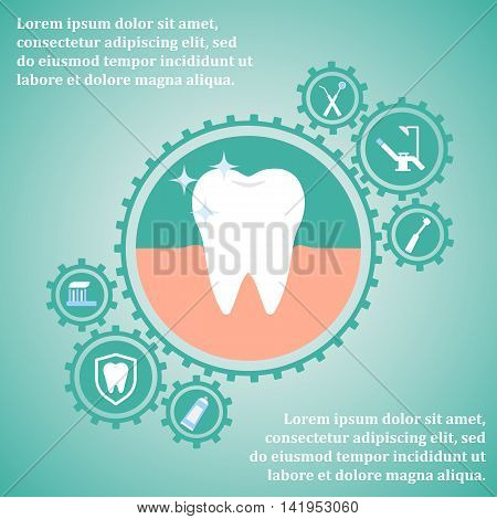 Dental Template For Infographic