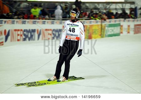 LIBEREC_FEBRUARY 27:Chedal Emmanuel di Francia nel Nordic SKI Campionati del mondo il 27 febbraio,