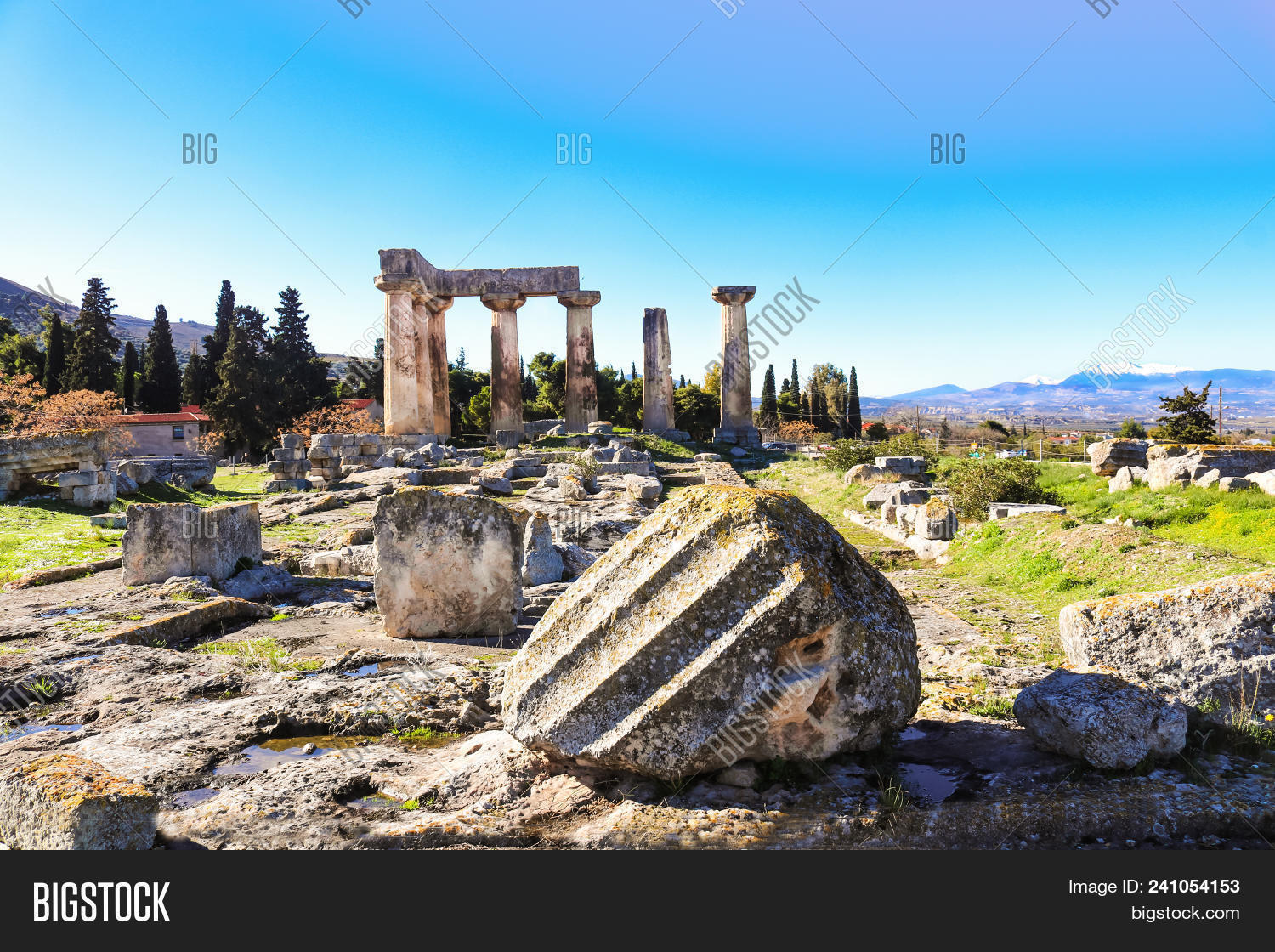 Broken Columns Front Image & Photo (Free Trial) Bigstock