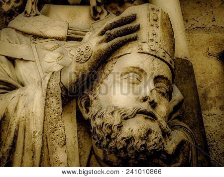 View Of The Cathedral Notre Dame Of Reims In France