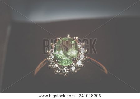 Gold Ring With Peridot
