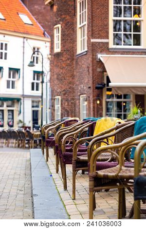 Cafe On The Street Of The European City