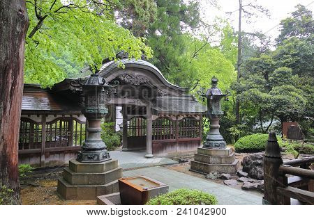 Fukui Japan - May 03, 2018: Eiheiji Temple Fukui Japan. Eiheiji Is One Of Two Main Temples Of The So