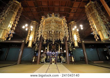 Fukui Japan - May 03, 2018: Eiheiji Temple Fukui Japan. Eiheiji Is One Of Two Main Temples Of The So