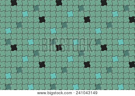 Abstract Geometry Seamless Pattern With Beautiful Texture. Vector Tile Illustration