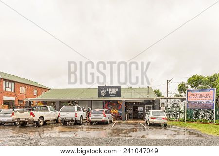 Howick, South Africa - March 22, 2018: The Steampunk Coffee Shop Near Howick, In The Kwazulu-natal M