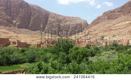 Morocco Africa - Toudra Valley Oasis - In Atlas Mountains Region